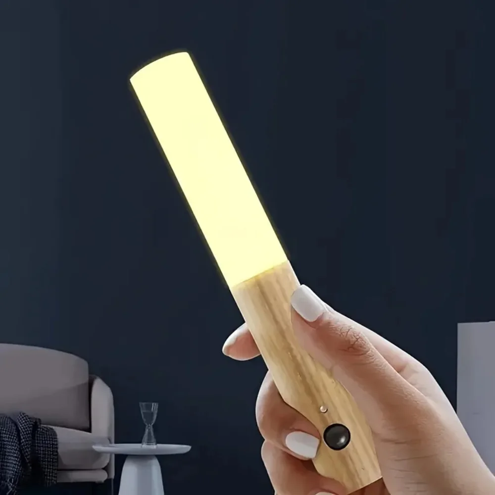 Motion sensor rechargeable magnetic night light